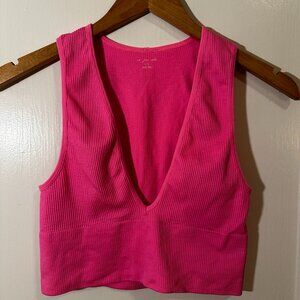 Urban Outfitters Out From Under Hailey Seamless Plunge Bra Top